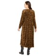 thumbnail image 2 of Woman Within Plus Size 21-Button Velour Dress, 2 of 3