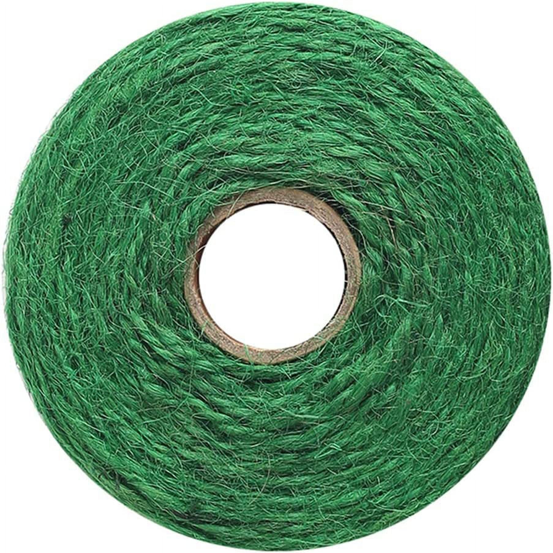  656 Feet Green Garden Twine, Natural Jute Twine Green String  Heavy Duty Jute Rope String Christmas Twine for Craft Gardening Floristry  Bundling Gift Wrapping (328Feet/Roll) : Tools & Home Improvement
