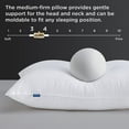 Bedsure Pillows Standard Size Set of 2 Premium Down Alternative Hotel