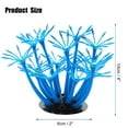 thumbnail image 2 of Unique Bargains Blue Aquarium Simulation Coral Sunflower Silicone Fluorescent Fish Tank Landscape Decoration 2"x4", 2 of 7