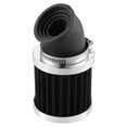 thumbnail image 1 of Filtros de aire universales de 28 mm a 48 mm para motocicletas Unique Bargains para HONDA, YAMAHA y SUZUKI tono plateado, 1 of 7