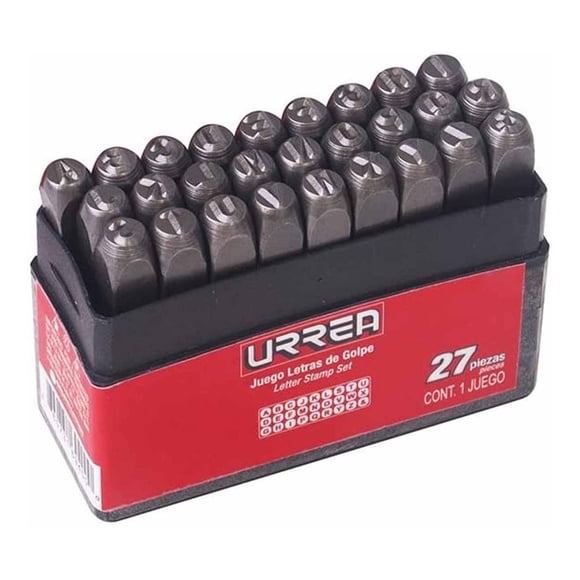 Juego De Letras De Golpe 6 Mm (1/4 ) 42l6 Urrea