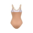 thumbnail image 4 of Aayomet Woman Swimsuit One Shoulder Swimsuits Slimming Mesh Swimwear,Beige L, 4 of 5