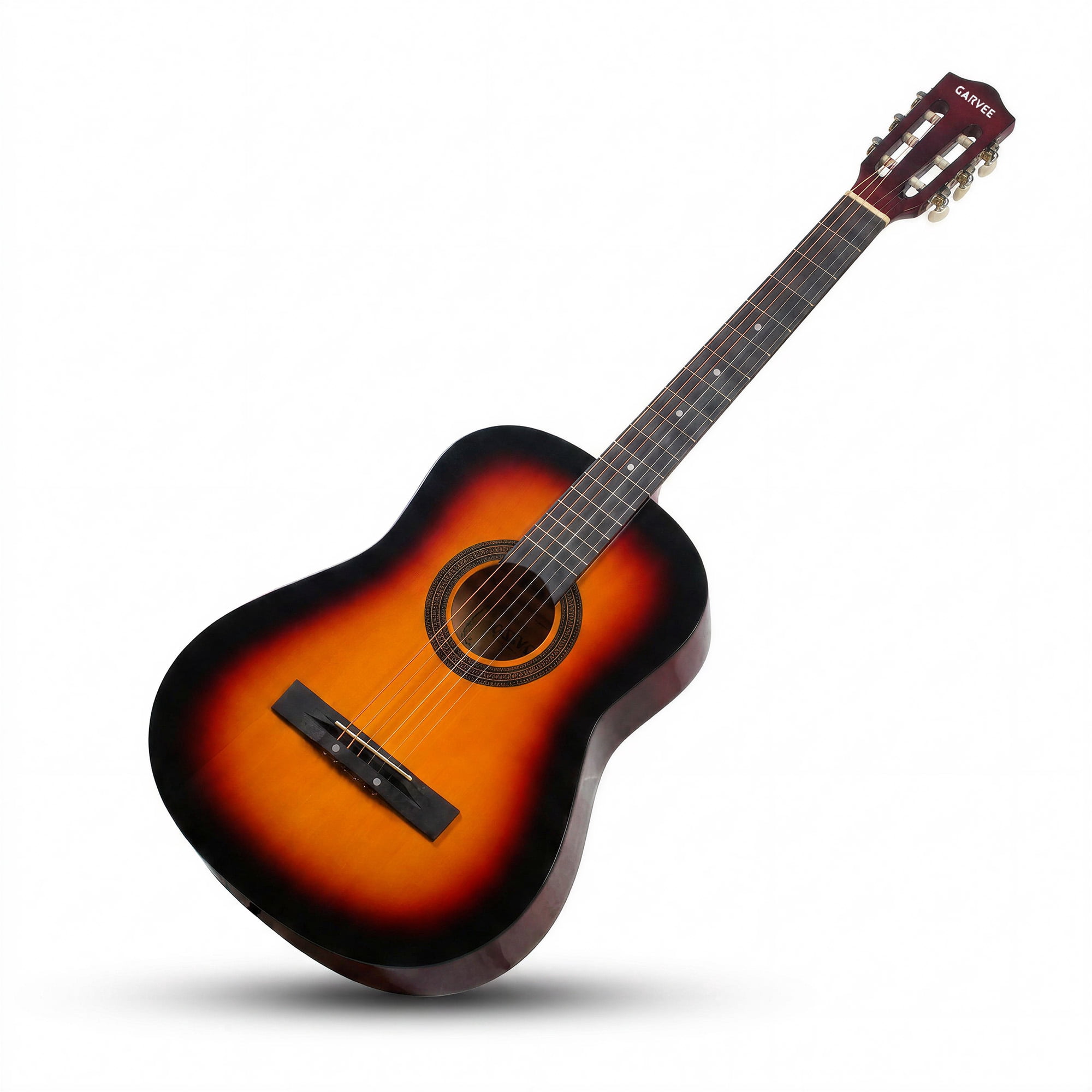 38-Inch Acoustic Guitar Kit Folk Guitar Starter Set for Beginners
