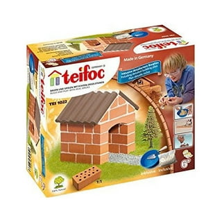 Teifoc Villa with Garage Brick Construction Set, 330+ Building Blocks,  Erector Set and STEM Building Toy