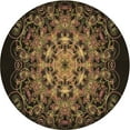 thumbnail image 1 of Ahgly Company Machine Washable Indoor Round Transitional Light Brown Area Rugs, 6' Round, 1 of 7