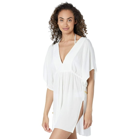 Lauren Ralph Lauren Womens V-Neck Tunic Cover-Up