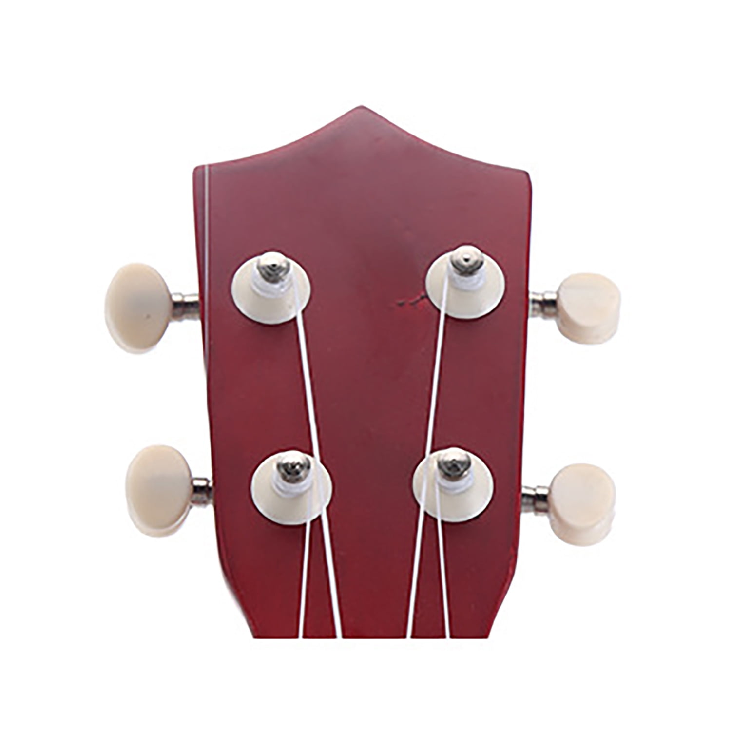 LOOKSEVEN 21 Inch Soprano Ukulele for Beginners, 4 String Small Guitar Hawaiian Ukelele with Natural Wood Finish, Starter Uke for Kids & Adults