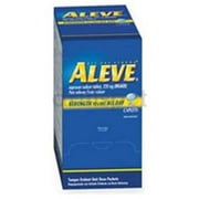 Aleve Pain Reliever Tablets, 1 Tablet Per Packet, Box Of 50 Packets