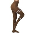 thumbnail image 1 of beister Pantimedias de Compresión Anti-embolia para Mujer, Paquete de 1, Medias de Compresión Opacas, Cintura Alta, 20-30mmHg, Marrón, 1 of 7