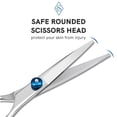 thumbnail image 4 of 2PCS Hair Thinning Scissors Professional Barber’s Texturizing Teeth Shears for Hairdressing Salon and Home Use Thinning Shears for Hair Cutting, 4 of 9