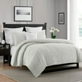 thumbnail image 2 of Swift Home  Crinkle Enzyme Wash Oversized Coverlet/Bedspread Quilt Sets Grey Twin/Twin XL 2 Piece, 2 of 5