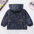 thumbnail image 6 of Curuila Kids Infant Girls Coat With Zipper Long Sleeve Graphic Print Hooded Jacket For Girls Lightweight Fashionable Outerwear Size 4-5 Years, 6 of 8