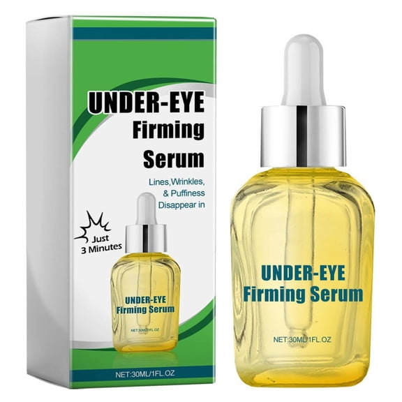 Eye Brightening,Instant Under-Eye Firming Serum, Under Eye Firming Serum, Face Under-Eye Glow Firming Liquid, Under-Eye Bags for Puffiness, Lines, & Wrinkles(30ml/1fl.oz)