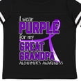 thumbnail image 4 of Inktastic I Wear Purple for My Great Grandpa- Alzheimers Awareness Boys or Girls Toddler T-Shirt, 4 of 5