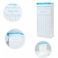 thumbnail image 5 of 90 unids/pack tarjetas de tiempo tarjetas de tiempo mensuales 2 dimensiones 18 8,4 Cm para empleados reloj registrador de tiempo de asistencia, 5 of 5