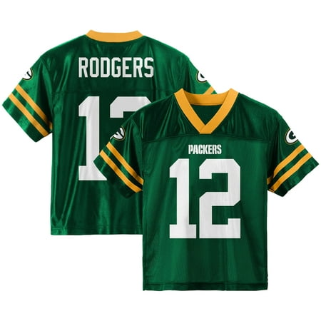 - Toddler Aaron Rodgers Green Green Bay Packers Team Color Jersey
