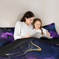 thumbnail image 5 of Homewish Gradient Marble Bedding Comforter Set 2pcs for Boys Girls,Abstract Stone Pattern Twin Comforter Sets Microfiber,Marbling Watercolor Breathable Bedding Set,Breathable Home Decor,Reversible, 5 of 8