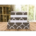 thumbnail image 1 of Elegant Comfort Luxury Soft Bed Sheets Quatrefoil Pattern 1500 Thread Count Percale Egyptian Quality Softness Wrinkle and Fade Resistant (4-Piece) Bedding Set, Twin/Twin XL, Grey, 1 of 15