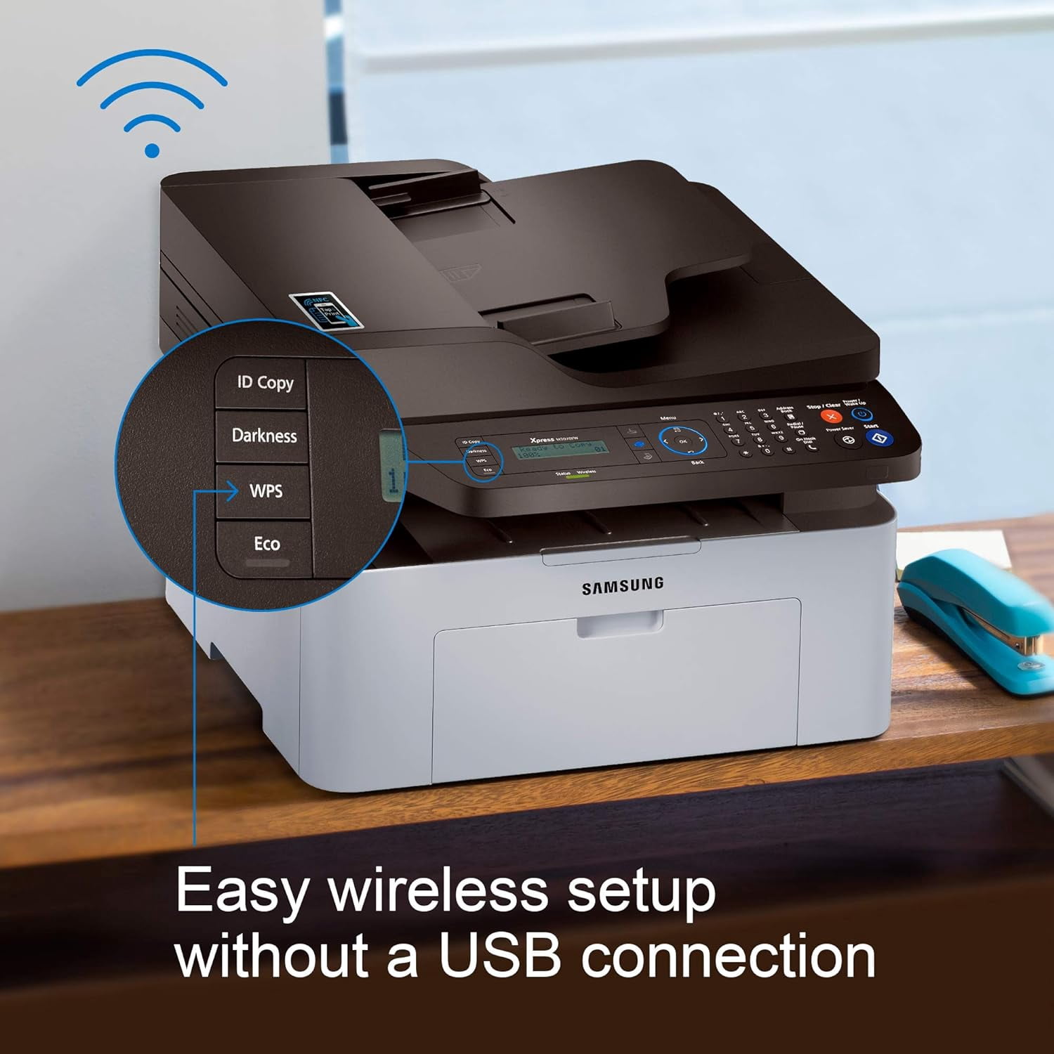 Samsung Xpress M2070FW Monochrome Laser All-in-One Printer