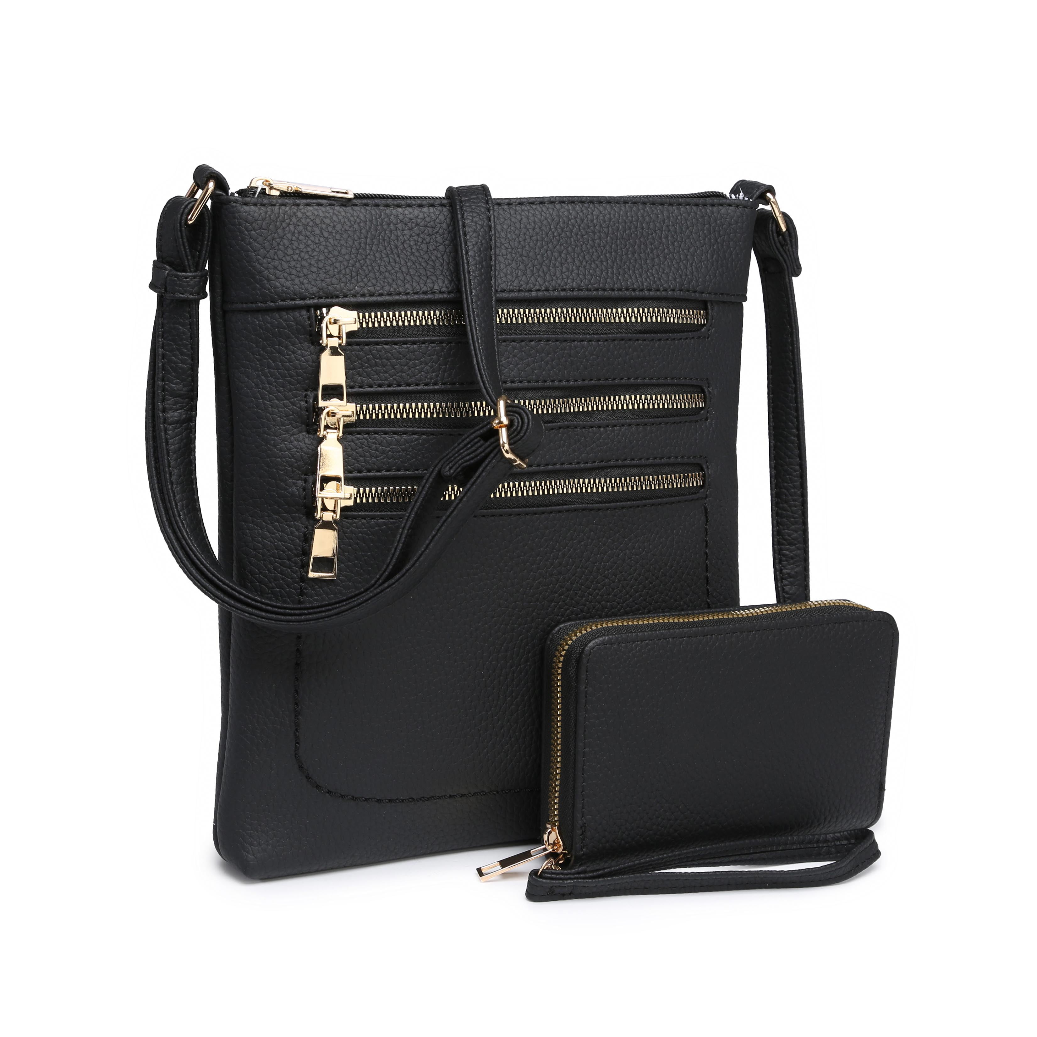 Tepilte Womens Large Purse Multi Compartment Handbags Crossover Purse