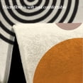 thumbnail image 4 of Mid-Century Abstract Modern Bohemian Style Bath Mat Simple Line Imitation Cashmere Rug - Rubber Non-Slip Soft Absorbent Thin Bath Mat Fits Under Door Shower Tub Shower Enclosure Sink (17" Wx 27" L), 4 of 6