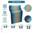 thumbnail image 6 of Blue Teal Ombre Table Runner - 48 Inch Long Modern Yellow Gradient Farmhouse Art Cotton and Linen Blended Dress Scarves Farmhouse Table Runner for Kitchen Dining, Coffee Table, 13" x 48", 6 of 8