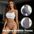 thumbnail image 4 of Thongs for Women - cute American football orange No Show Seamless Womens Thongs Underwear, Soft Stretch G String Thongs for Women,Cuteness Ladies Thong Bikini Panties Briefs, 4 of 5