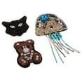 thumbnail image 4 of 3 parches para medusa / oso / con apliques de de imitación de imitación accesorios decorativos para , muñec Hugo Rhinestone abalorios apliques, 4 of 10