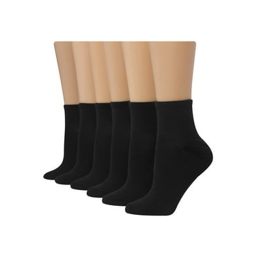 Hanes Women's Cool Comfort Sport Ankle Socks, 6 Pack
