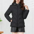 thumbnail image 2 of Fewfanhot Winter Clothing for Women Quilted Jacket Lightweight Padding Coat with Pockets, Regular, 2 of 10