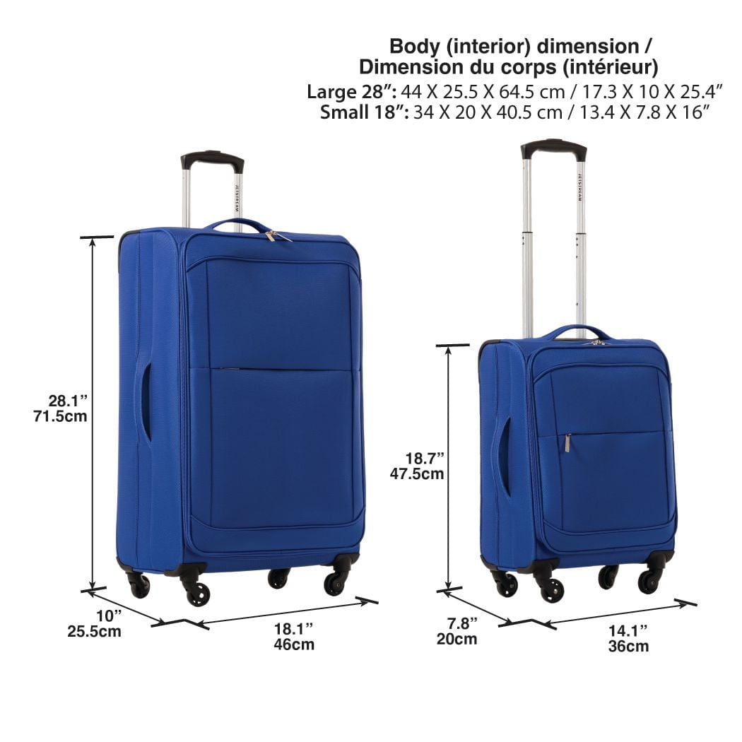 Ensemble de 2 valises souples JetStream®