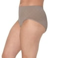 thumbnail image 3 of Women's Bali® Light Leak & Period Protection Brief Underwear DFSLB1 Color: Smokey Purple Mauve Size: LARGE, 3 of 4