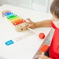 thumbnail image 3 of Melissa & Doug Caterpillar Xylophone Musical Toy With Wooden Mallets 15.25" x 6.5" x 1.5, 3 of 10