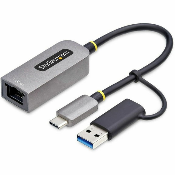 StarTech USB-C to to Ethernet Adapter with USB-A Dongle