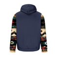 thumbnail image 5 of Awdenio Mens Hoodies Sweatshirts Aztec Ethnic Hoodies Mens Lightweight Casual Western Hooded Sweatshirts Long Sleeve Drawstring Color Block Pullover, 5 of 5