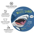 thumbnail image 4 of Disketp Great White Shark Funny Coasters,6 Pcs Leather Coasters With Holder, Perfect Housewarming Hostess Gifts,Protect Furniture From Water Marks Scratch And Damage, 4 of 9