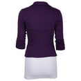 thumbnail image 2 of Aulin Collection Women's Casual Work Solid Color Knit Blazer, 2 of 2