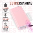 thumbnail image 4 of Taladro de uñas Makartt Malory Pink 3000 RPM recargable con brocas, 4 of 9