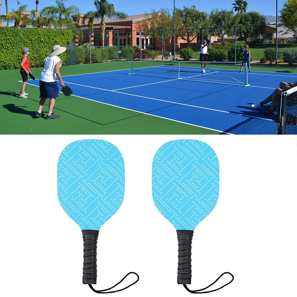 DimyFew Pickleball Paddles Set Anti-Slip with Carrying Case Handle for Indoor Players Outdoor 2 rackets