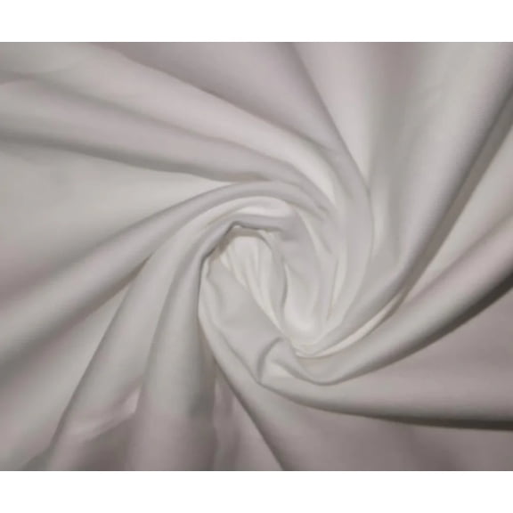 100% EGYPTIAN COTTON WHITE color FABRIC 115" /294 cms wide available in white ivory and cream[15375/15888]
