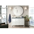thumbnail image 4 of James Martin Vanities Athens 48" Single Vanity Cabinet, Mid Century Acacia, w/ 3 CM Cala Blue Top, 4 of 4
