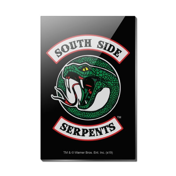 Riverdale South Side Serpents Rectangle Acrylic Fridge Refrigerator Magnet
