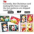 thumbnail image 2 of Kit de creación de tarjetas QIAONIUNIU, tarjetas navideñas DIY para niños, 2 of 7