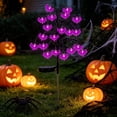 thumbnail image 5 of Halloween Decorations Lights Solar Ground Stake Light Pumpkin Bats Star Web Outdoor Decor Lamp for Yard Garden Walkway by PALIFEUR, 5 of 6