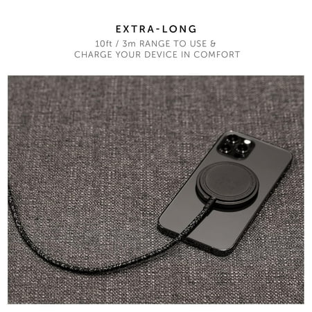 Native Union Snap Magnetic Wireless Charger – 10ft MagSafe Fast Charging Cable for iPhone (Cosmos)