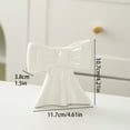 thumbnail image 6 of Vintage Ceramic Bow Candle Holder, Elegant Bowknot Candlestick, Decorative Candle Stand for Home Decor, Perfect for Wedding Centerpieces, Party Table Accents, Ceramic Holder for Seasonal Displays, 6 of 7