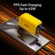 thumbnail image 5 of Bloque de carga AOHI Youth 65W GaN+ USB C de 3 puertos PPS tipo C, 5 of 9