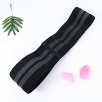 Toyandona Workout Band for Hip Thrusts and Abductor Exercises Non-Slip Elastic Bands Black 1Set