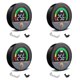 thumbnail image 1 of 4X Medidor de Voltaje de Capacidad de Batería de 12 V, 24 V, 48 V, 60 V, 84 V, Resistente Al Agua IP67, con Pantalla LCD Retroiluminada y Alarma de Bajo Voltaje para Litio, 1 of 5